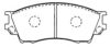ASVA AKD-5334 Brake Pad Set, disc brake